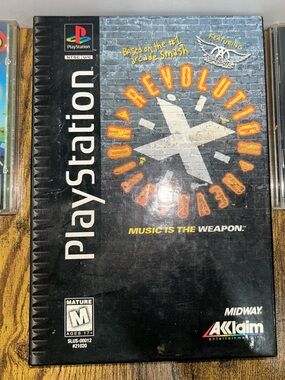 PlayStation Revolution X (Black) - Midway/Acclaim featuring Aerosmith